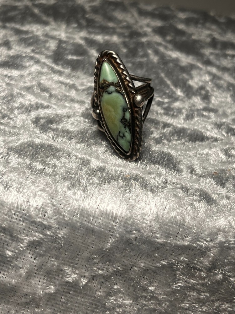 Southwestern Natural Variscite Ring