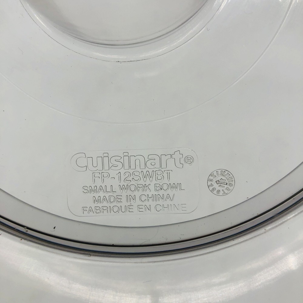 Cuisinart Elite FP-12DCN Food Processor Replacement Small Work Bowl FP-12SWBT