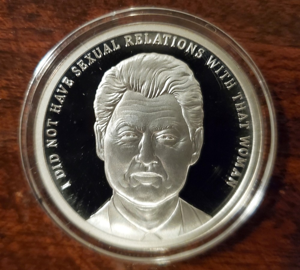 2022 Silver Shield Bill Clinton Proof Round