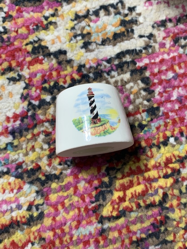 Ceramic Cigar Snuffer Lighthouse