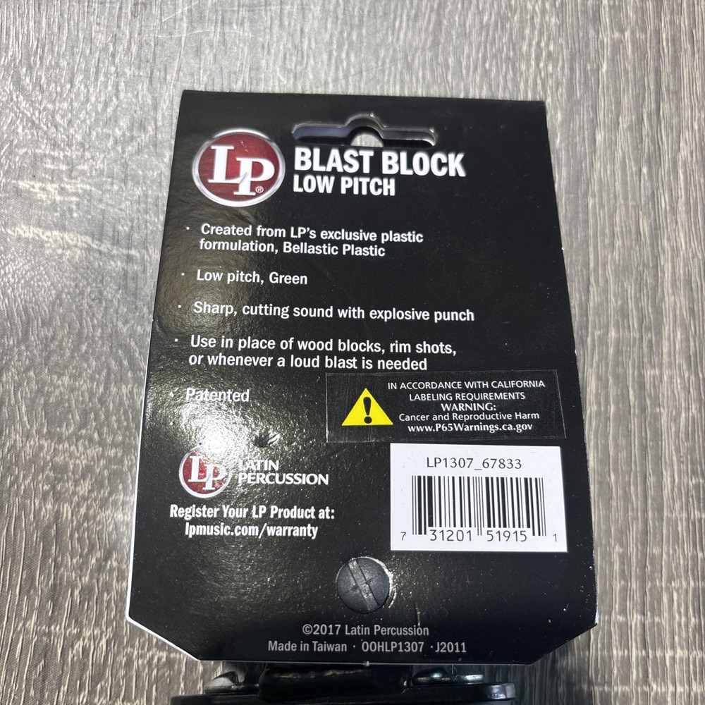 Latin Percussion Blast Block - Low Pitch (Green)