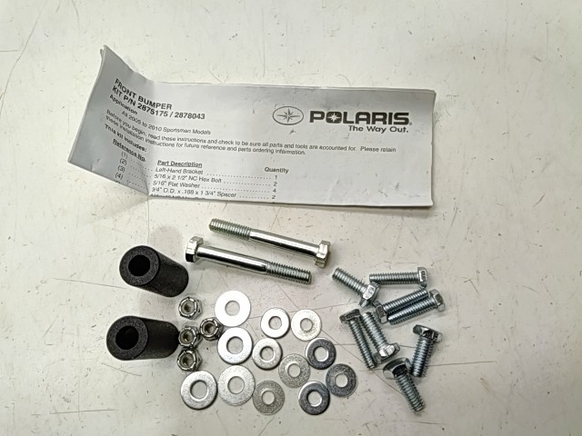 Bumper Front- Hardware Only - ---- POLARIS NOS