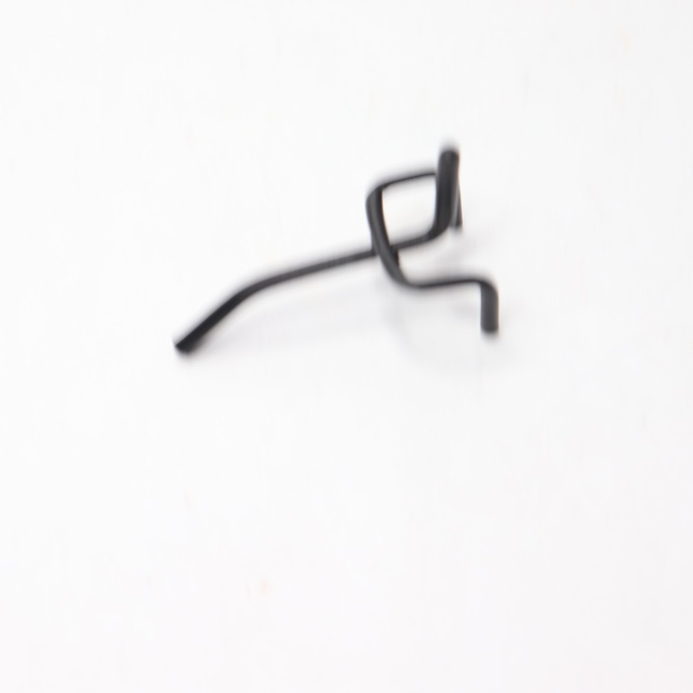 (50-Pk) Wall Pegboard Hooks Plastic Black