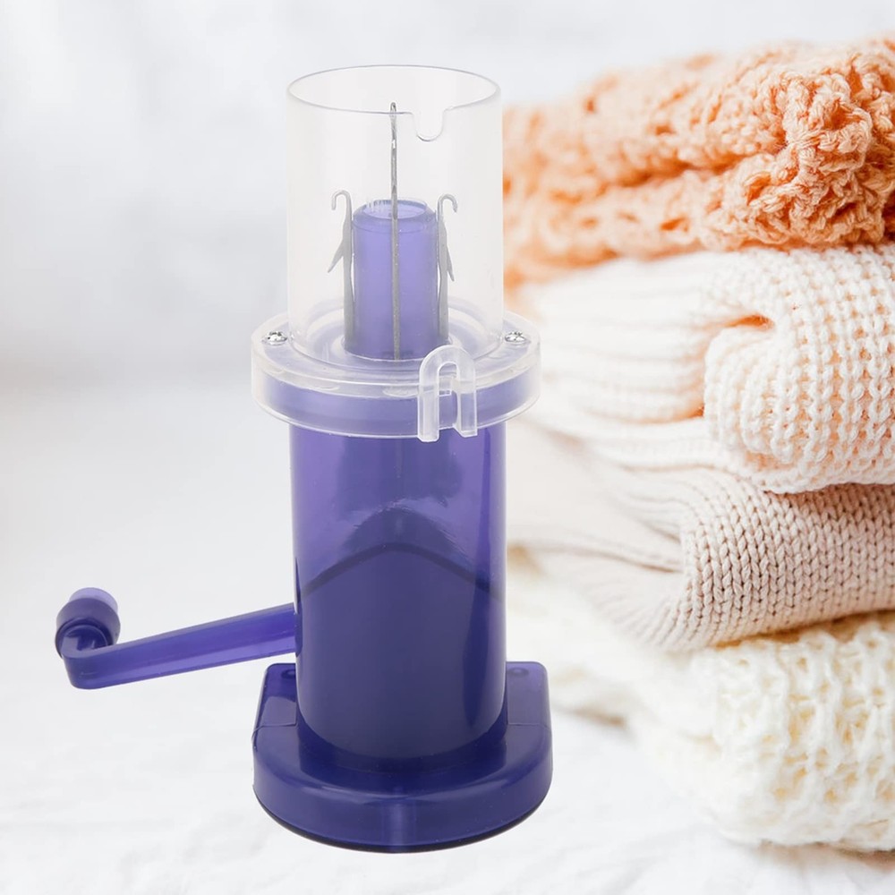 Handoperated Knitting Machine,Easy Knitting Tool Hand Spool Knitter DIY Craft...