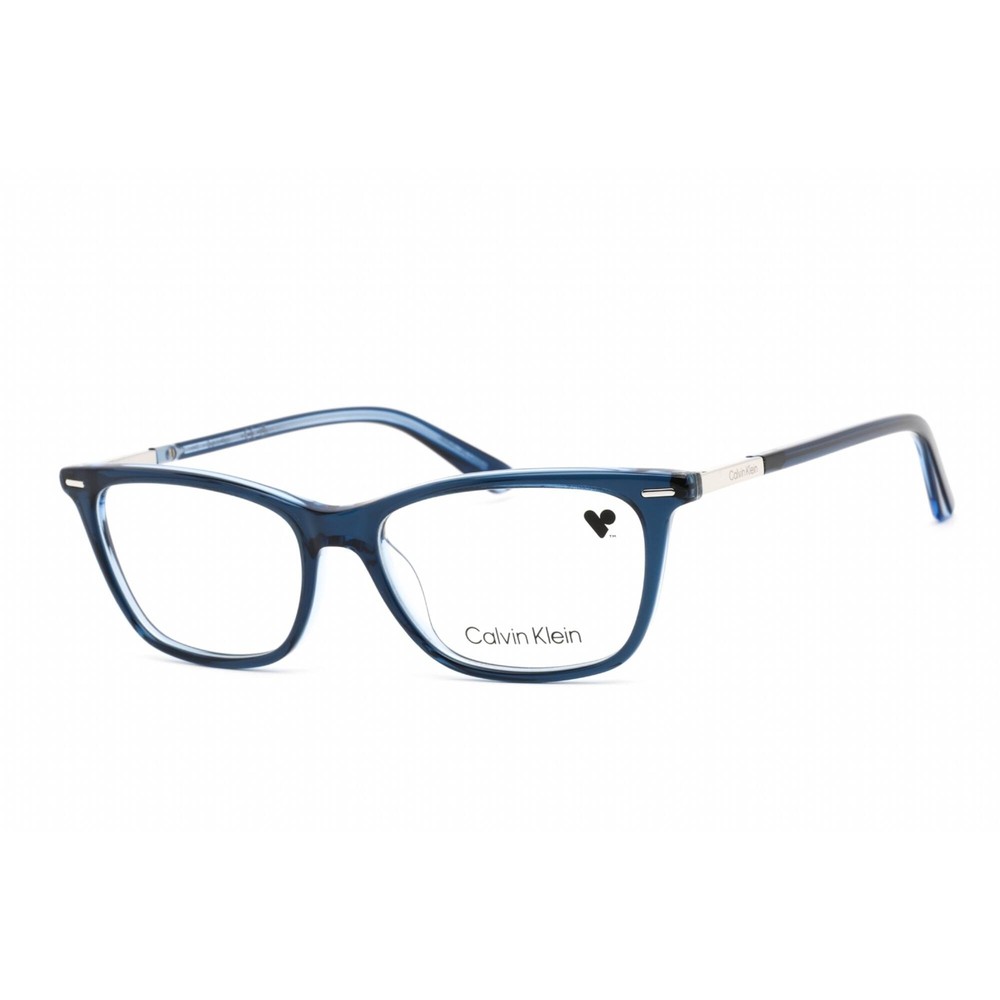 Calvin Klein Unisex Eyeglasses Full Rim Rectangular Shape Blue Frame CK22506 438