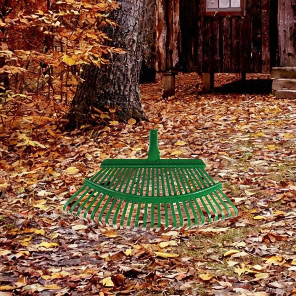Thatching Leaf Rake Head Garden Rake Head Lightweight High Carbon Tool for