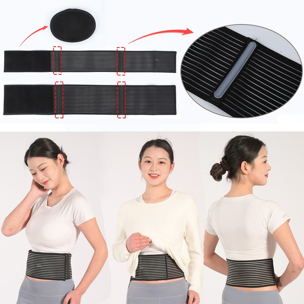 Umbilical Hernia Belt - Unisex - Abdominal Support Binder with Compression Pad