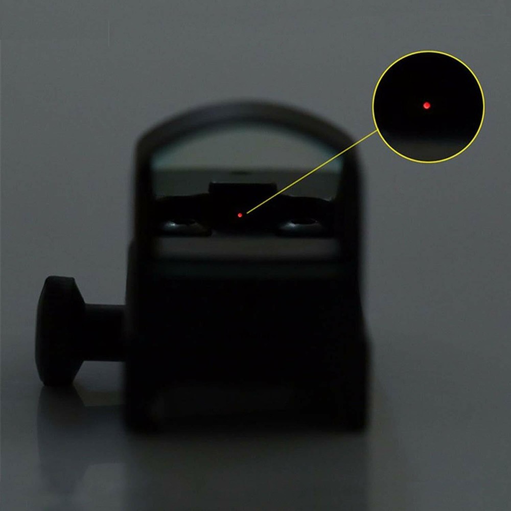 Red Dot Sight Compact 20mm Rail Scope Mount Optical Rifle Scope Fit AirSoft