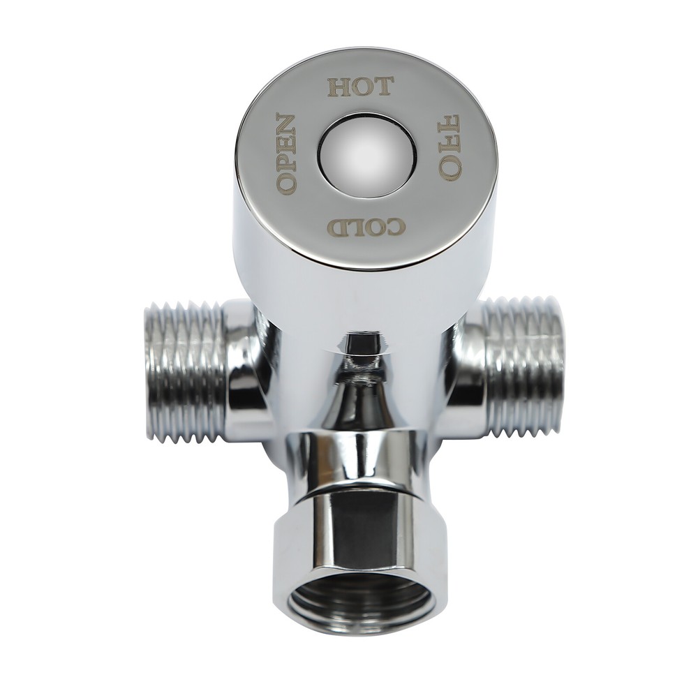 Modern Kitchen Automatic Sensor Faucet Black With Temperature-regulating Valve.