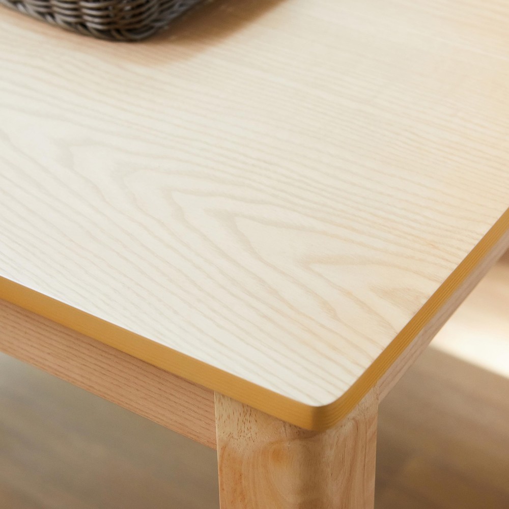 Cabin 45.3" Wooden Dining Table/Small Rectangular Modern Farmhouse Solid Wood...