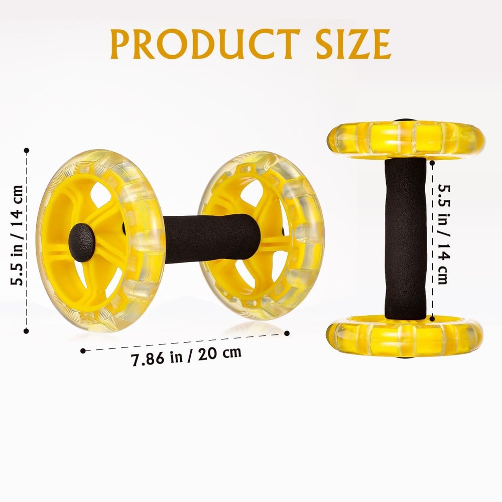 Ab Roller Wheel: Ab Wheel for Core Training, Exercise Abdominal Roller Hand W...