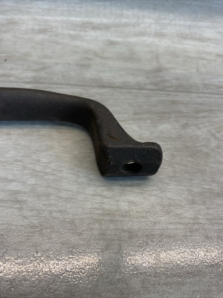 VTG “Saino” Industrial Victorian EMBOSSED UNKNOWN HANDLE CAST IRON DRAWER PULL