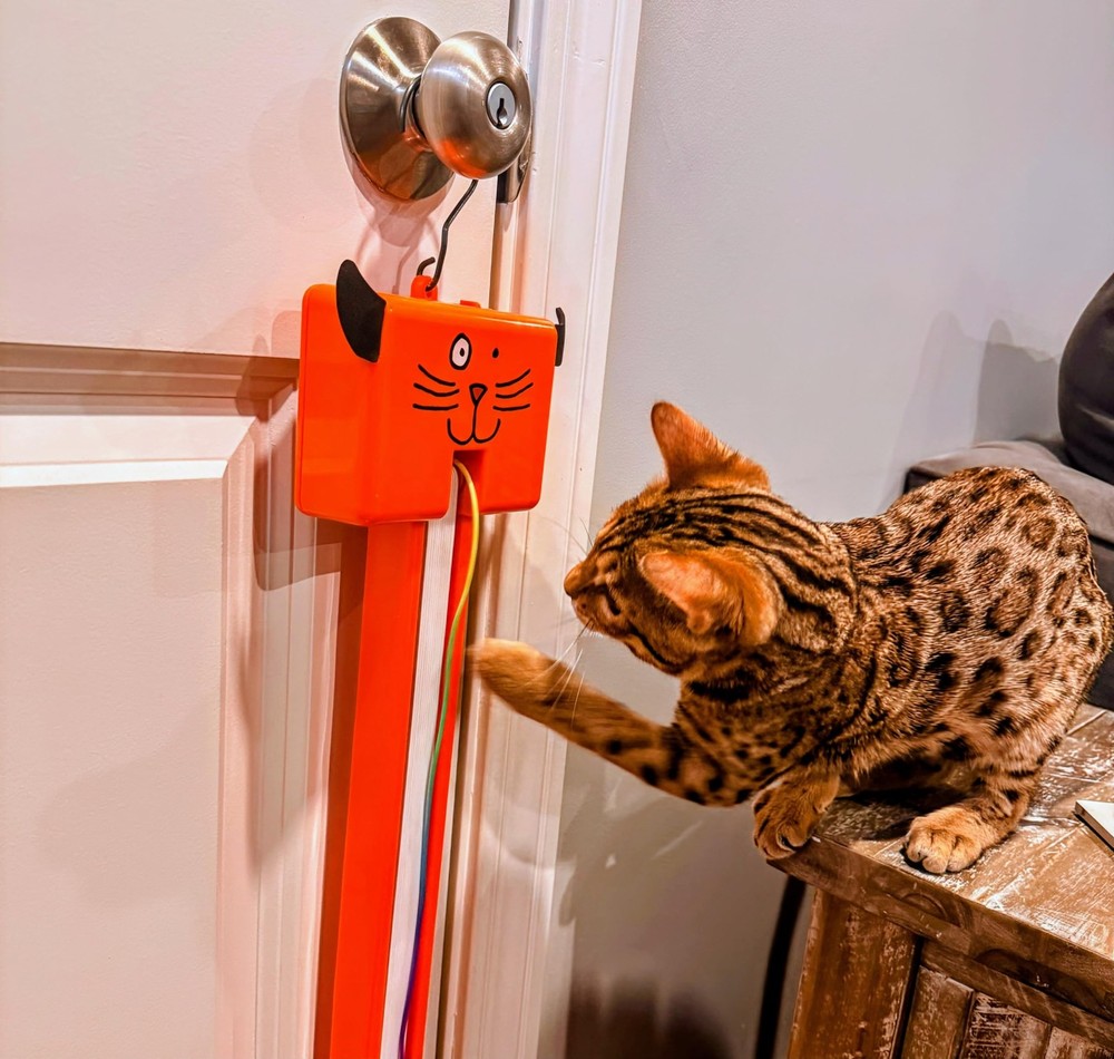 FLING-AMA-STRING Automatic cat toy: Interactive Cat Toy for Bored Indoor Cats...