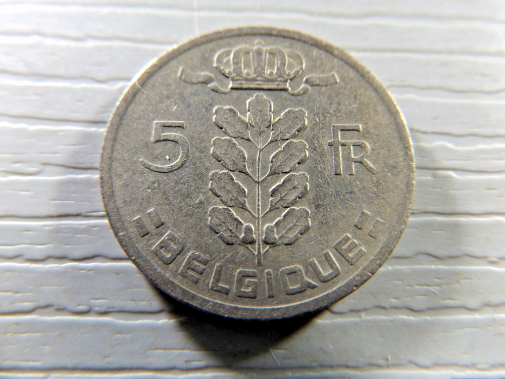 Belgium 1958 5 Francs
