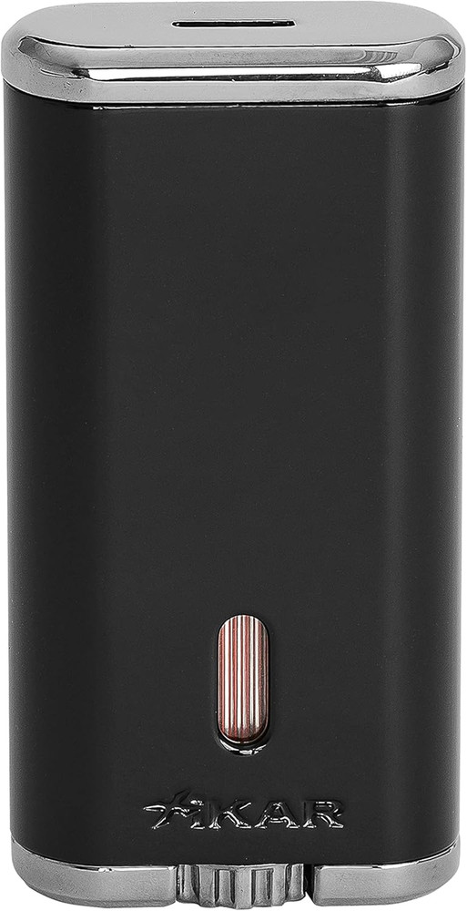 Verano Flat Flame Cigar Lighter, Attractive Gift Box, Elegant Metal Construction
