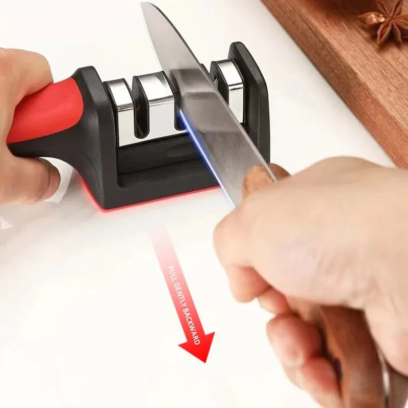 Kitchen Segment Knife Sharpener Household Multi-Functional Hand-Held