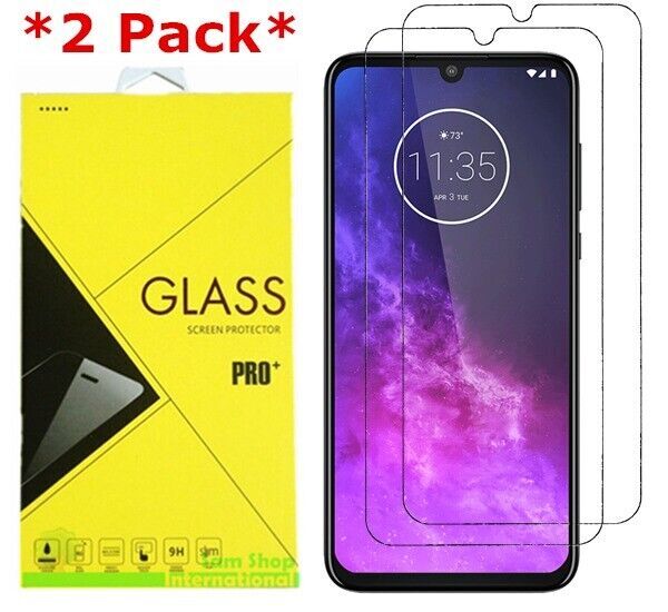 2-Pack Premium Tempered Glass Screen Protector for Motorola One Zoom / One Pro