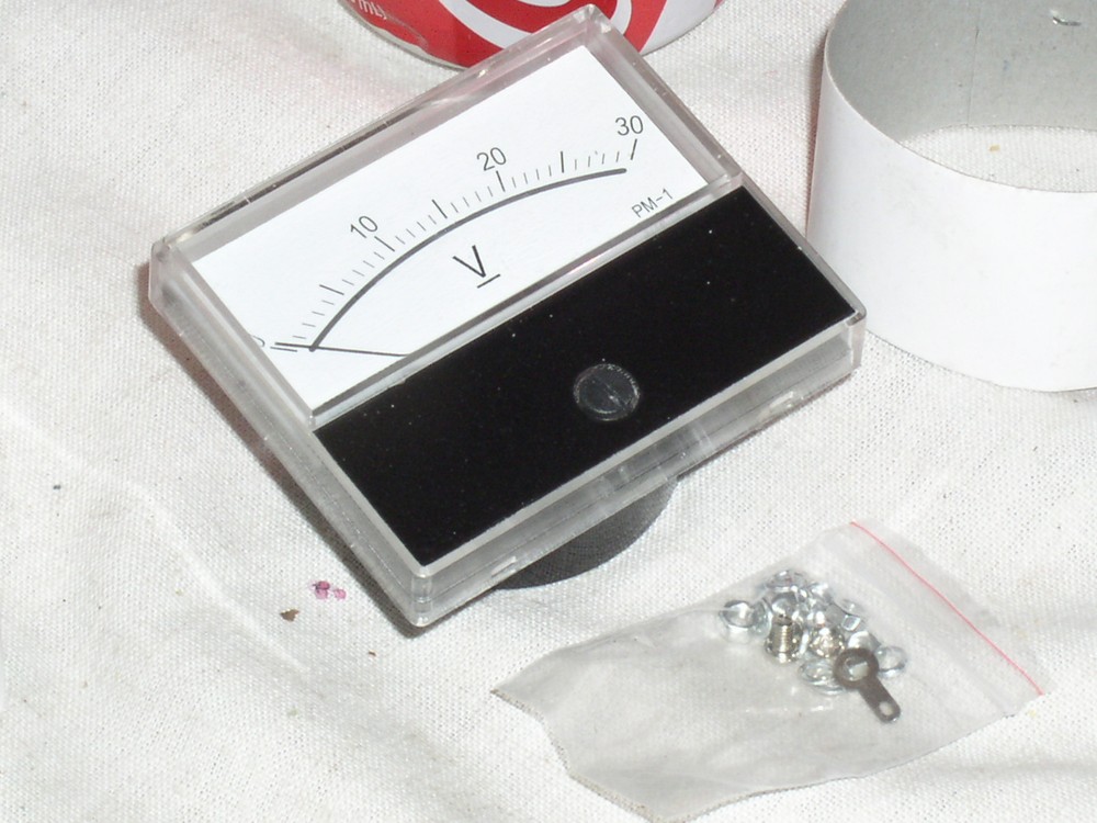 NEW 30 V DC 30V VDC DC VOLT ANALOG VOLTS MIRROR SCALE PANEL METER RV VOLTMETER