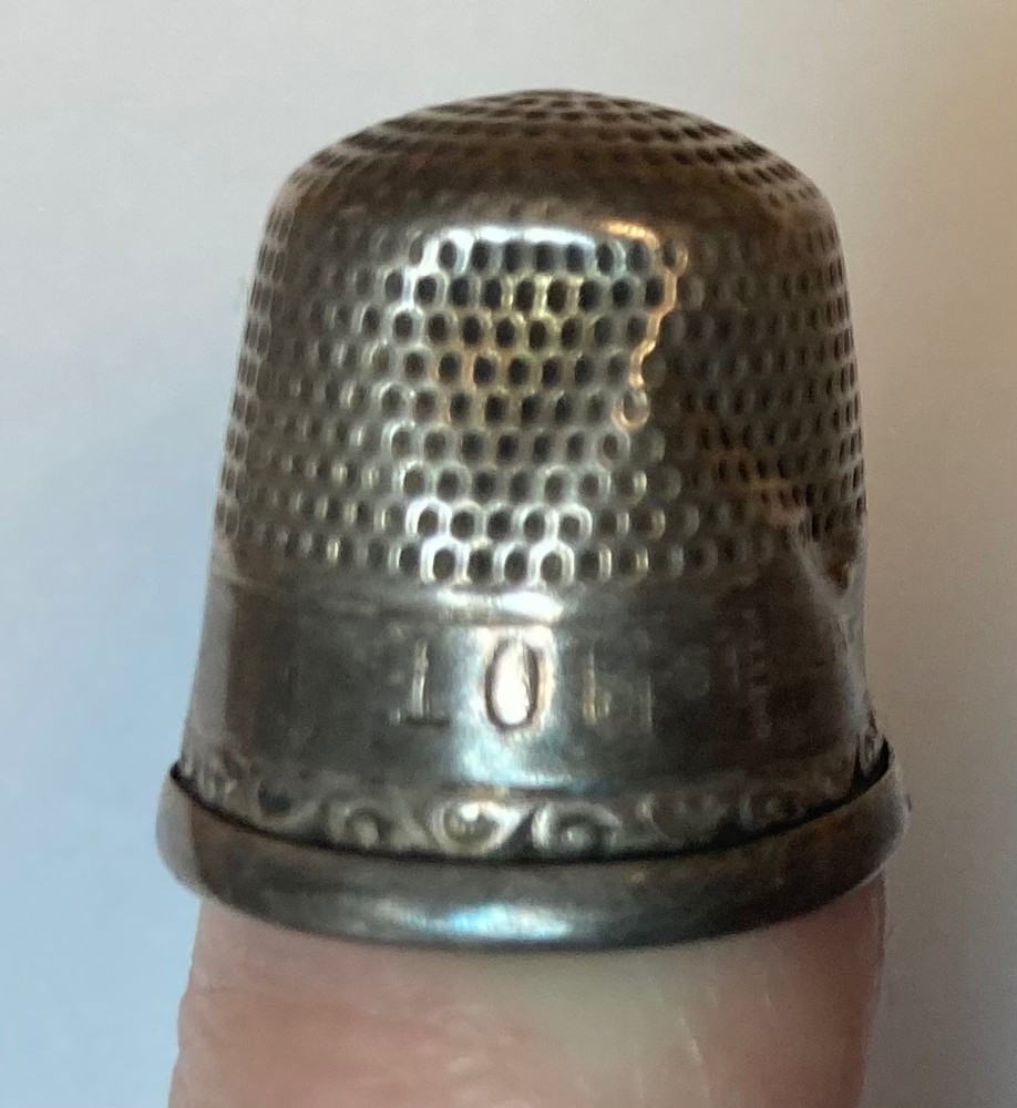 Sterling Silver Thimble No. 10