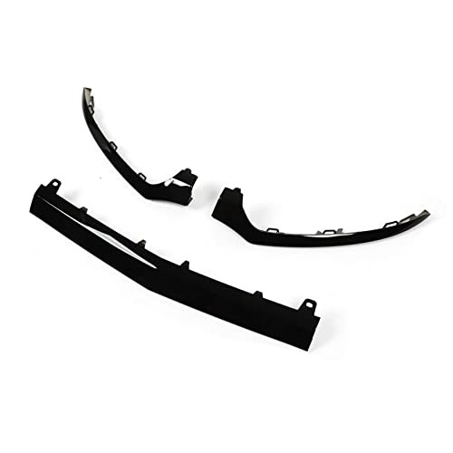 Front Bumper Lower Trims for CClass 3PCs Gloss Black Front Bumper Lower Trims