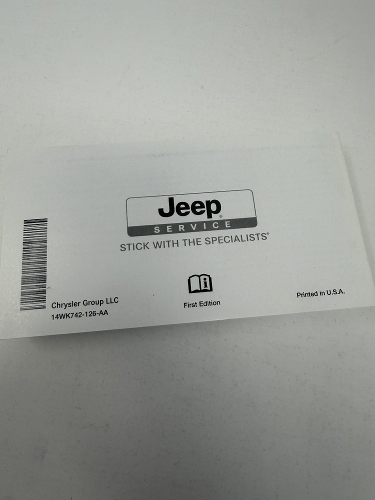 2014 Jeep Grand Cherokee SRT8 Owners Manual OEM Complete Set