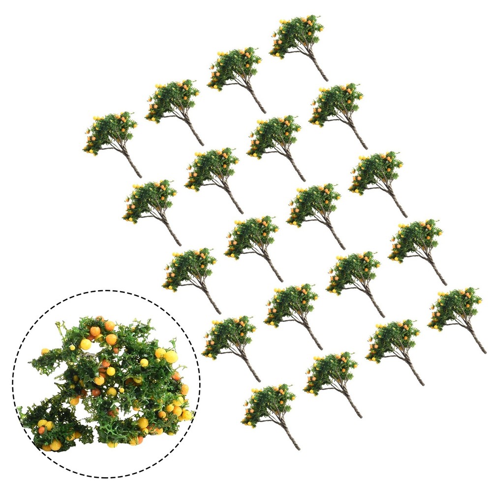 DIY Model Trees O Scale 20 Pcs Architecture Tree Orange Fruit Tree Model Replace