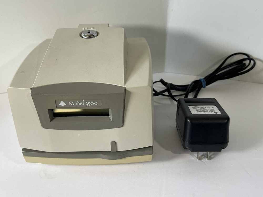Pyramid Technologies Model 3500 Time Clock Used NO KEY