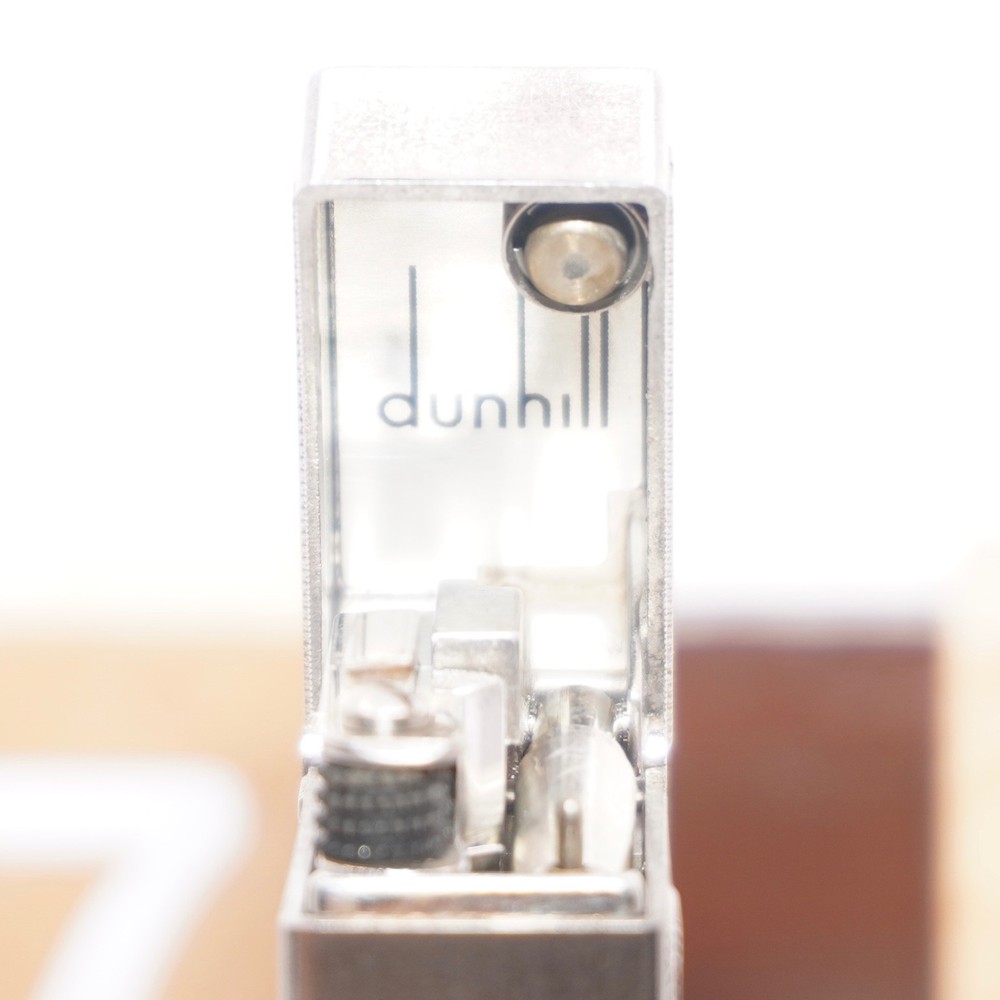 Dunhill Mini Lighter Silver _ Signature _Ultrasonically Cleaned_Working