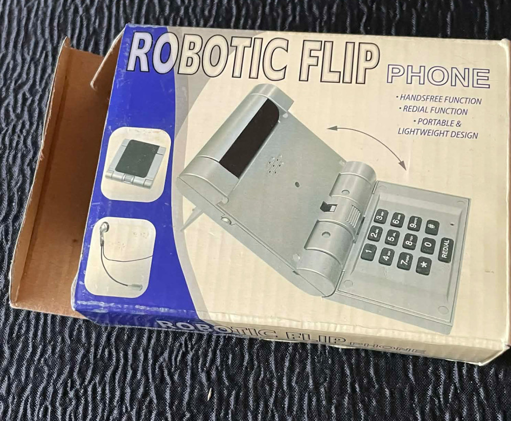 Empty Box ONLY Robotic Flip Phone A20004 Component K4-M3 Storage Boxes