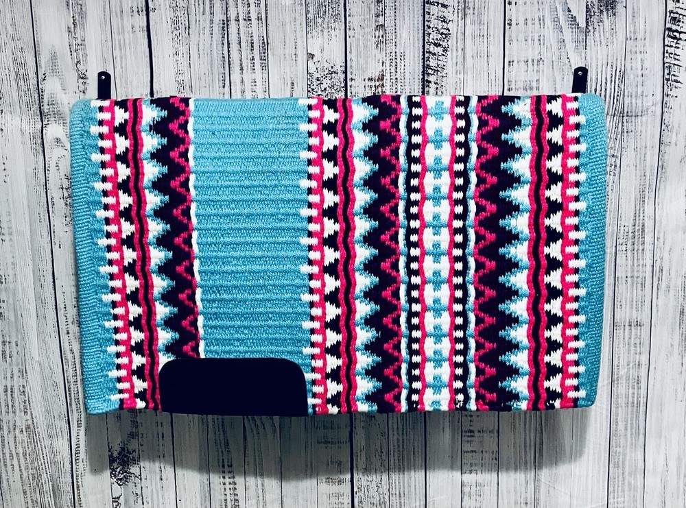 Light Blue & Pink Western Show Pad