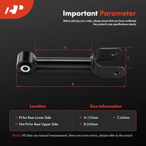 Rear Forward Lower Control Arm/Lateral Arm, with 1 Pcs - Rear Forward Lower Side