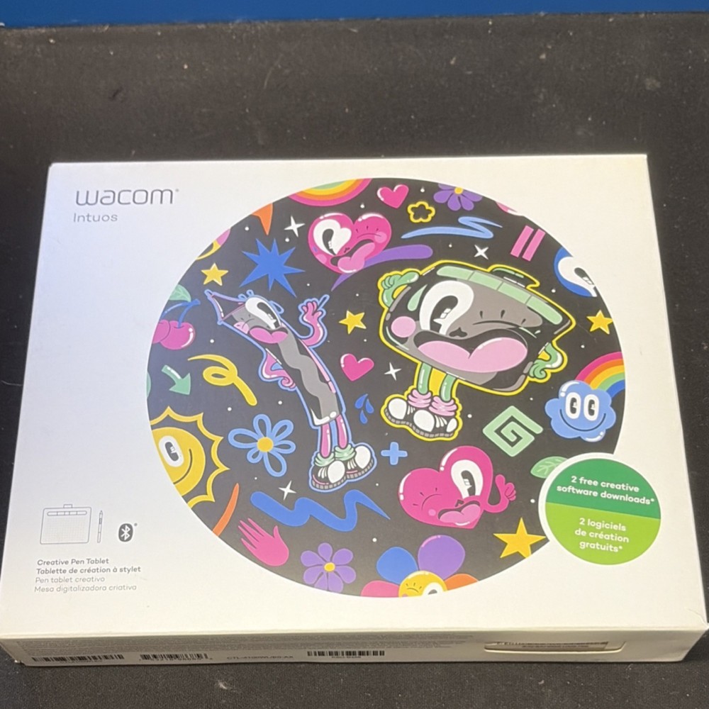 Wacom Intuos Graphics Tablet CTL4100WLE0 CTL-4100WL/E0-AX USB Bluetooth