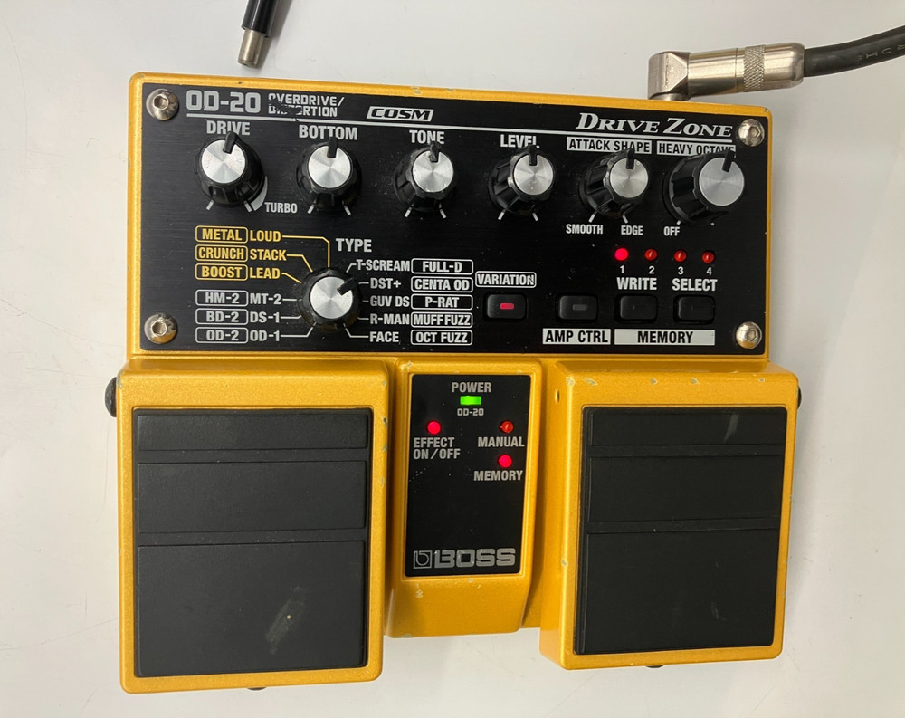 Boss OD-20 Overdrive Distortion 2006 Working BV11980