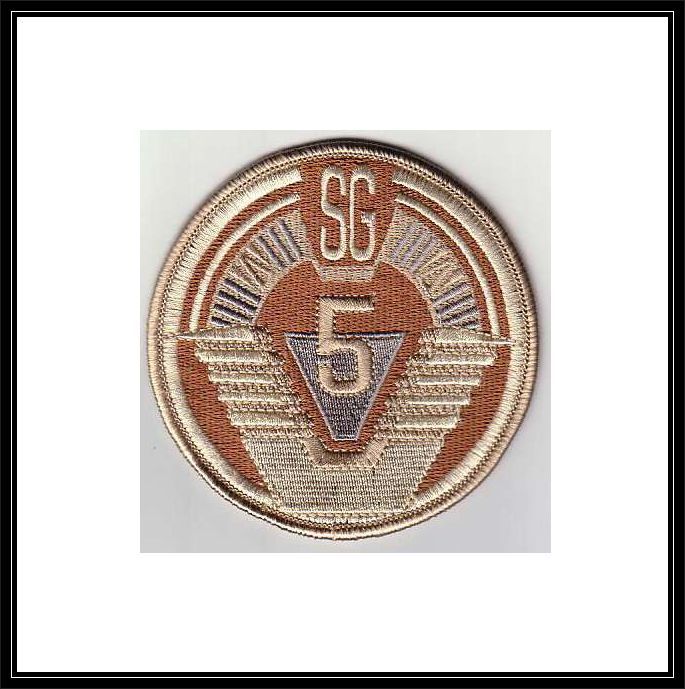 STARGATE SG-5 DESERT PATCH - SG5dc