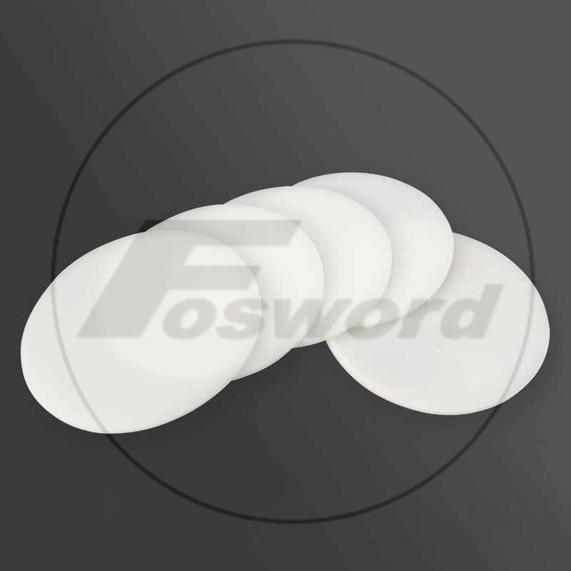 White Polypropylene Round Disc Cut to Size PP Plastic Sheet Polyprop Ø20mm-350mm