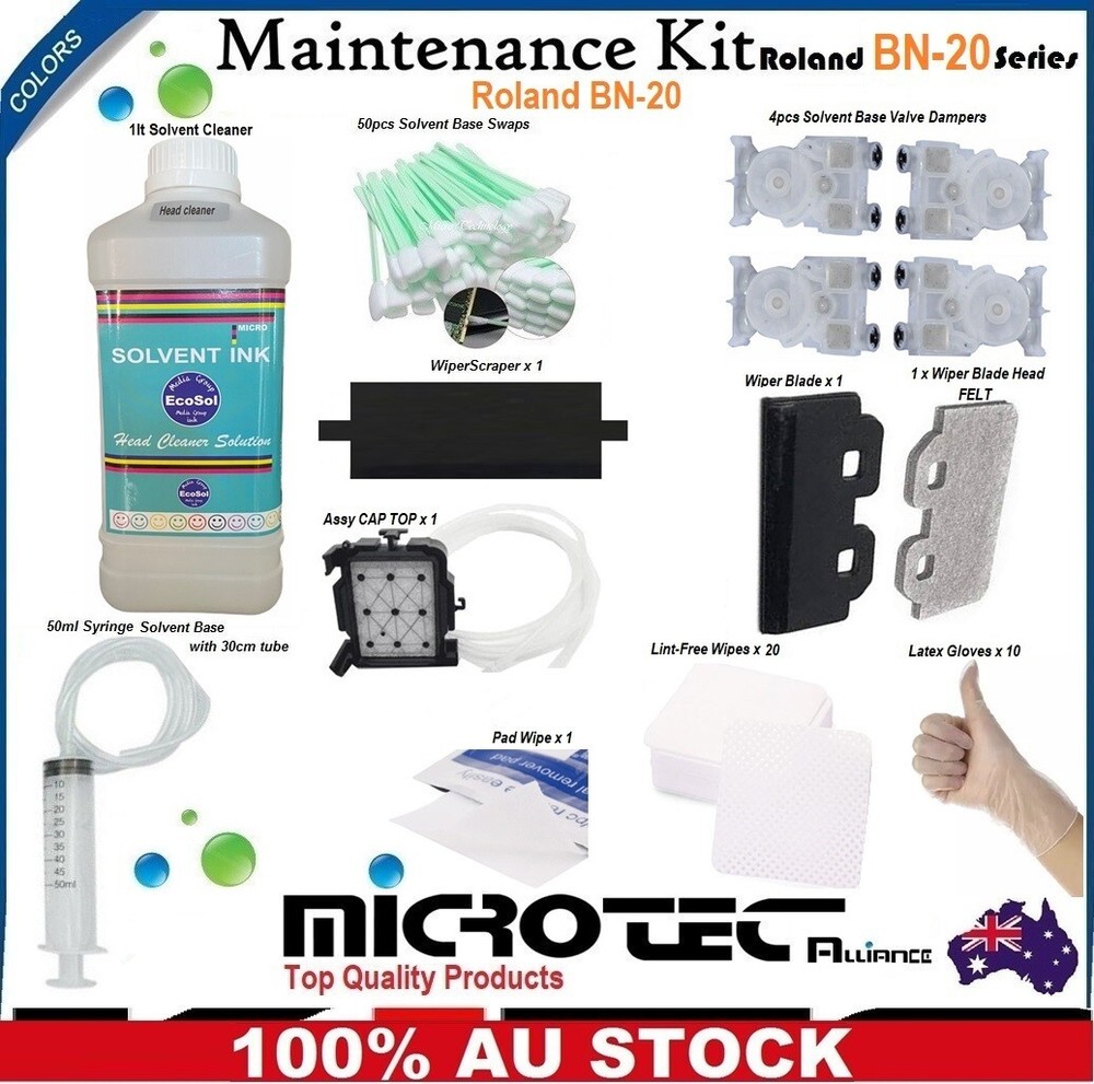 Cleaning Maintenance Kit Compatible  for Roland Versa Studio BN-20.