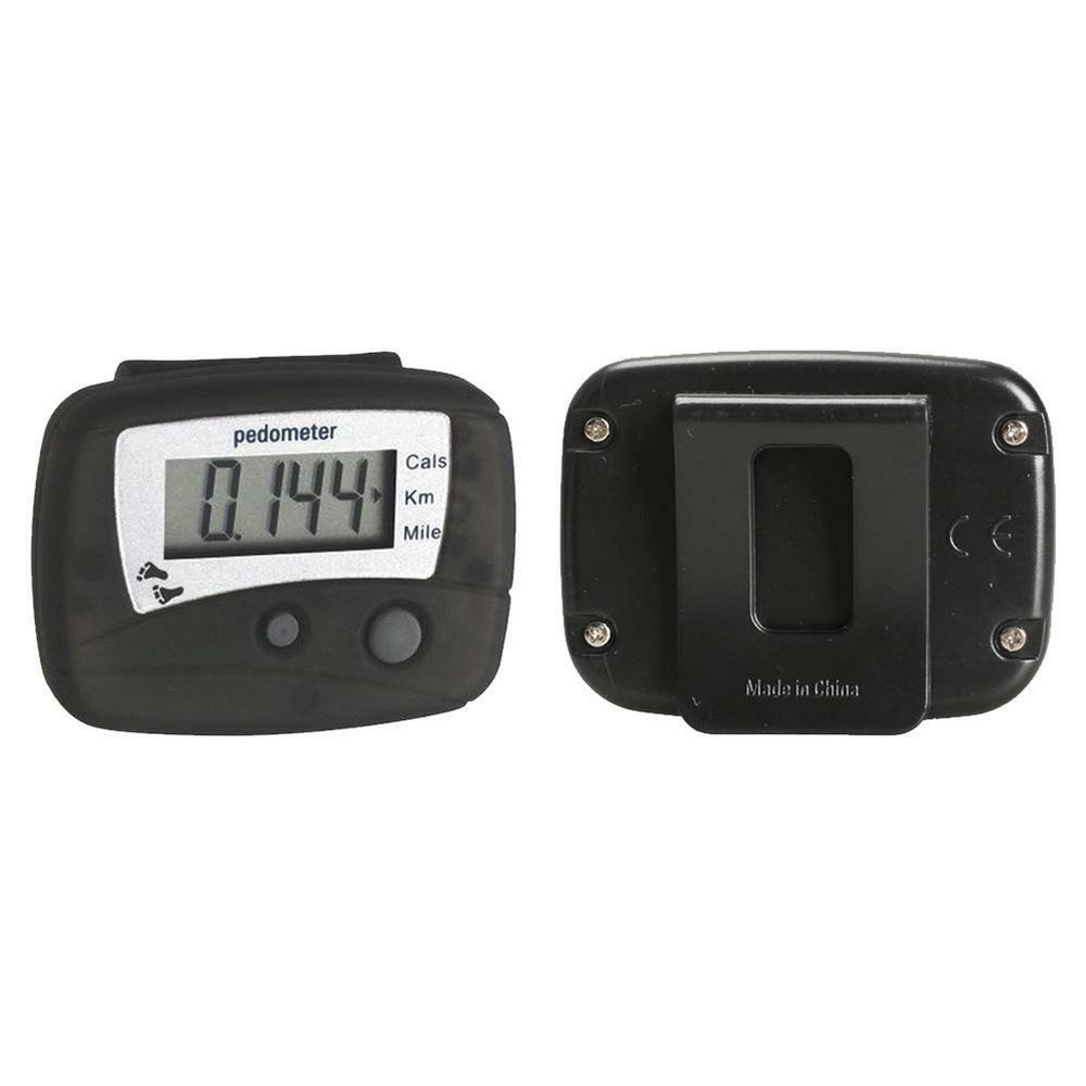 Black LCD Running Step Pedometer Walking Electronic Step Counter Nice