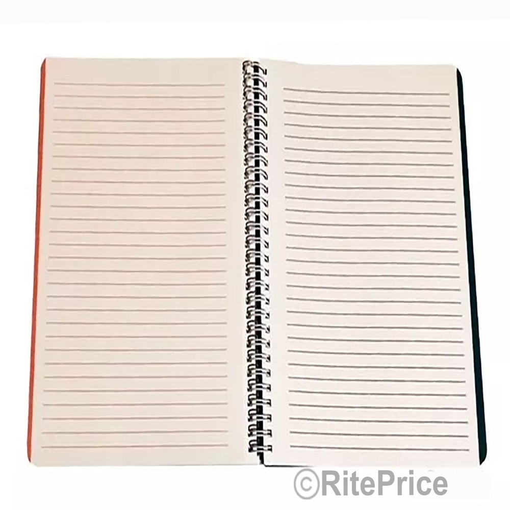 Molly & Rex Spiral Notebook, Cat Pattern (3 Pack), College Ruled with Folder-New