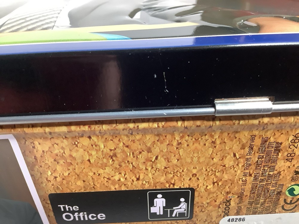 The Office Tin Lunchbox, Dwight, Michael Scott; New with Scuffs.
