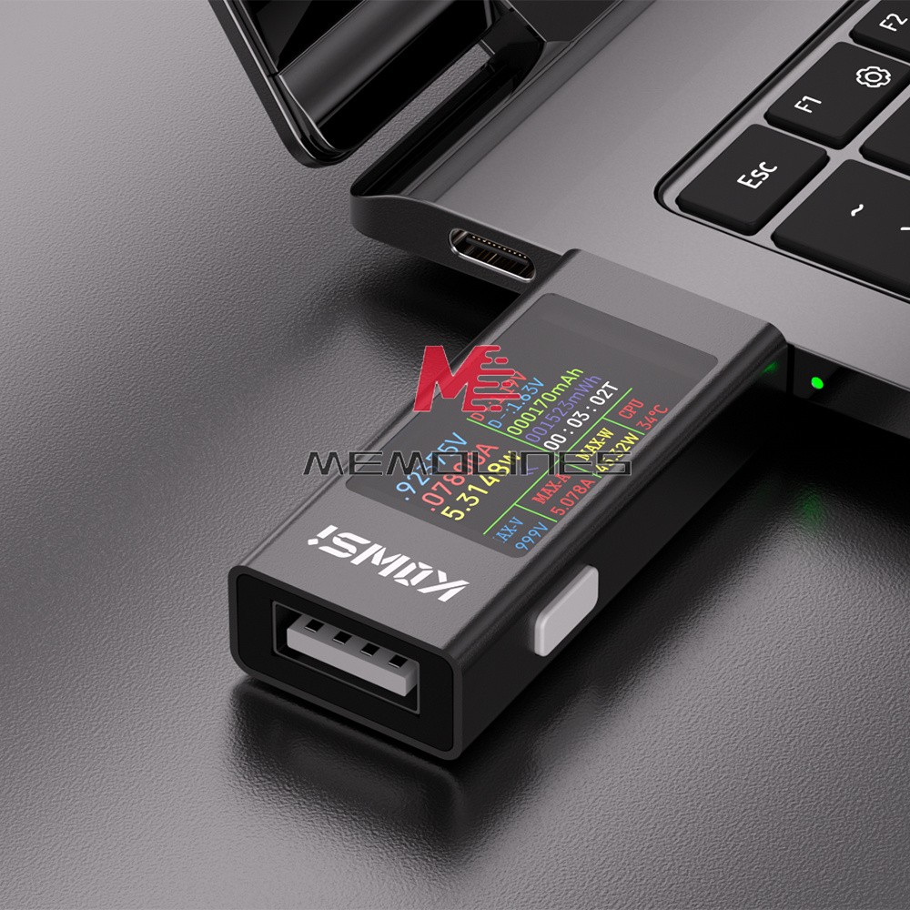 1.06" IPS Multi-function USB Tester Voltage Ammeter Power Meter DC 4-30V 0-8A