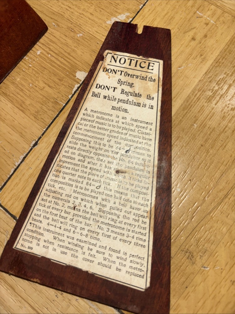 Seth Thomas Metronome