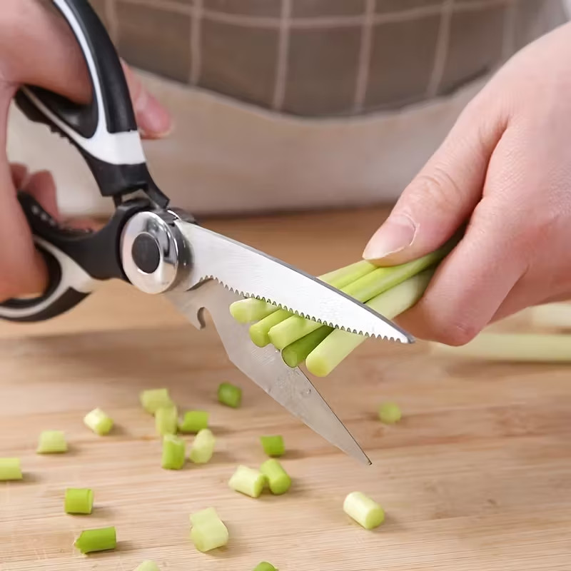2× Kitchen Scissors Heavy Duty Premium Sharp Kitchen Shears Food, Fish, Bones US