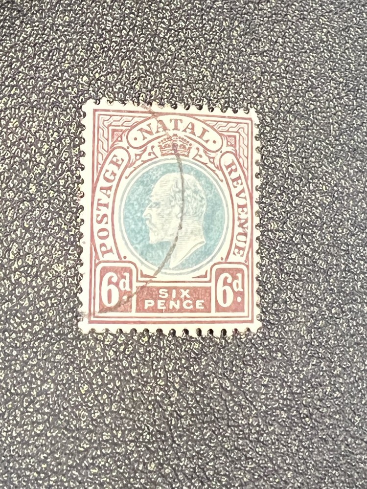Natal stamp 89 used