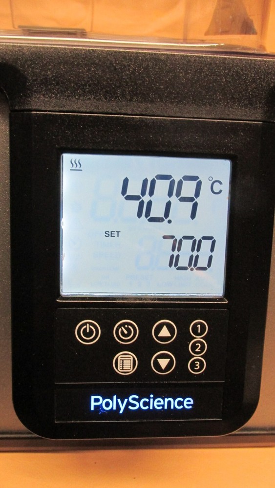 Polyscience wb10 digital water bath nice shape with presets