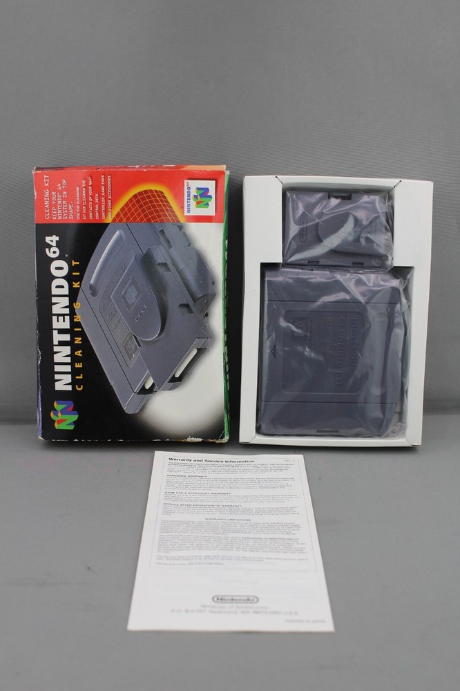 NINTENDO 64 ORIGINAL CLEANING KIT IN BOX