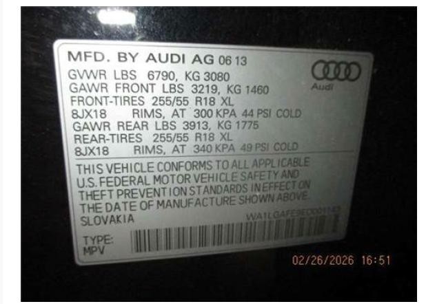 Used Blind Spot Detection System Warning Control Module fits: 2014 Audi Q7 Drive
