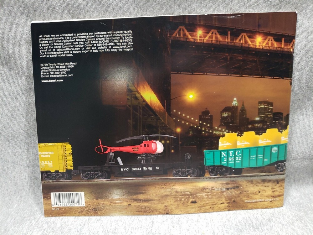 Lionel 2011 Ready to Run Catalog