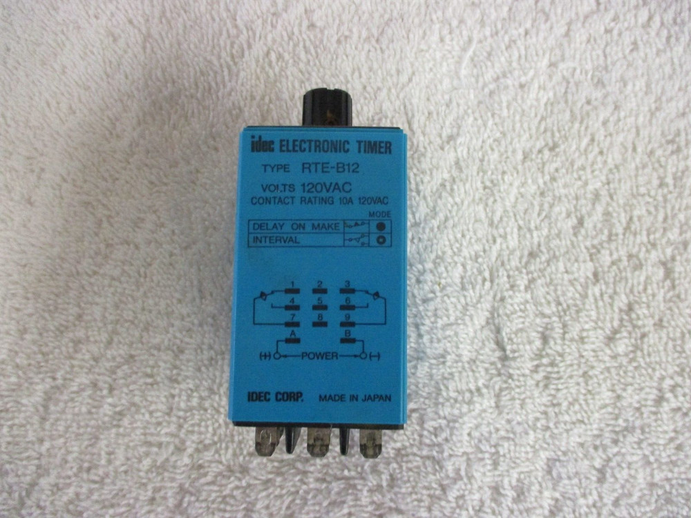 idec Electronic Timer 120VAC        RTE-B12