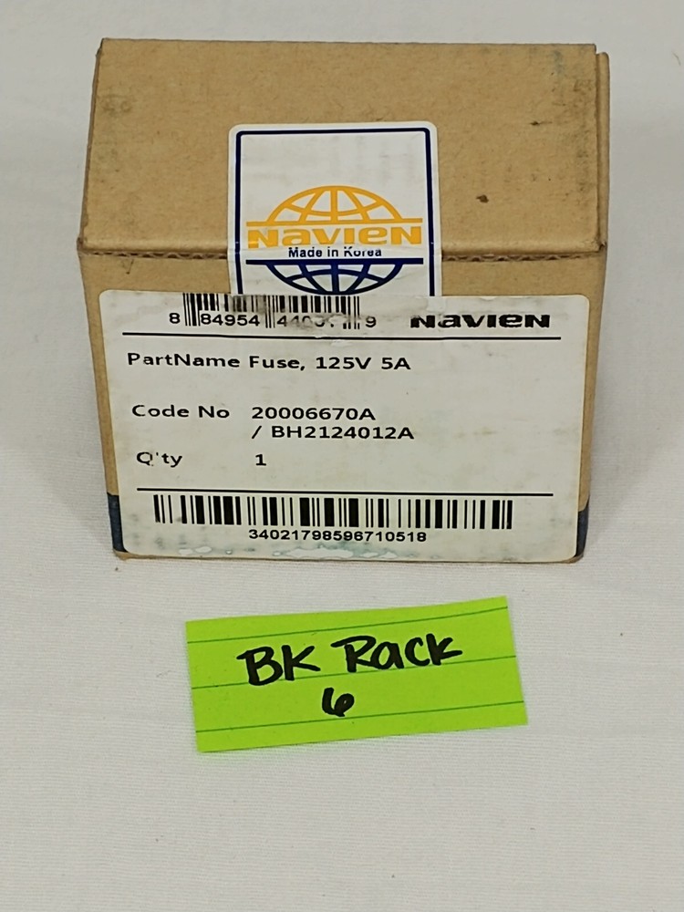 Navien FUSE 125v 5A BH2124012A 20006670A SEALED BOX NEW