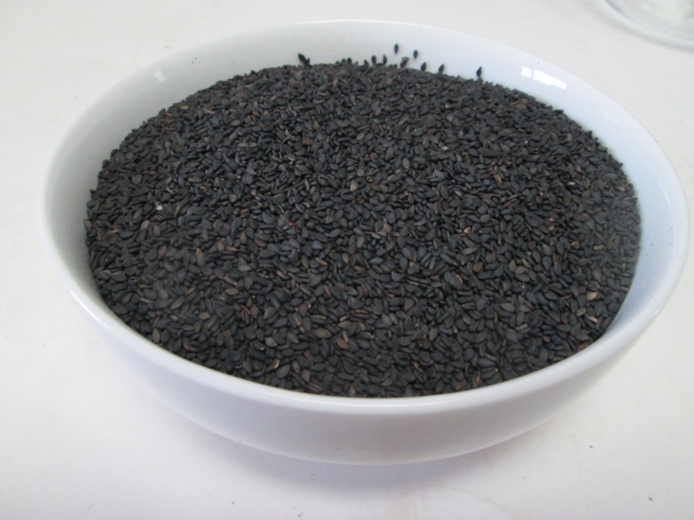 Natural Black Sesame Seeds, 5 lb-Greenbulk